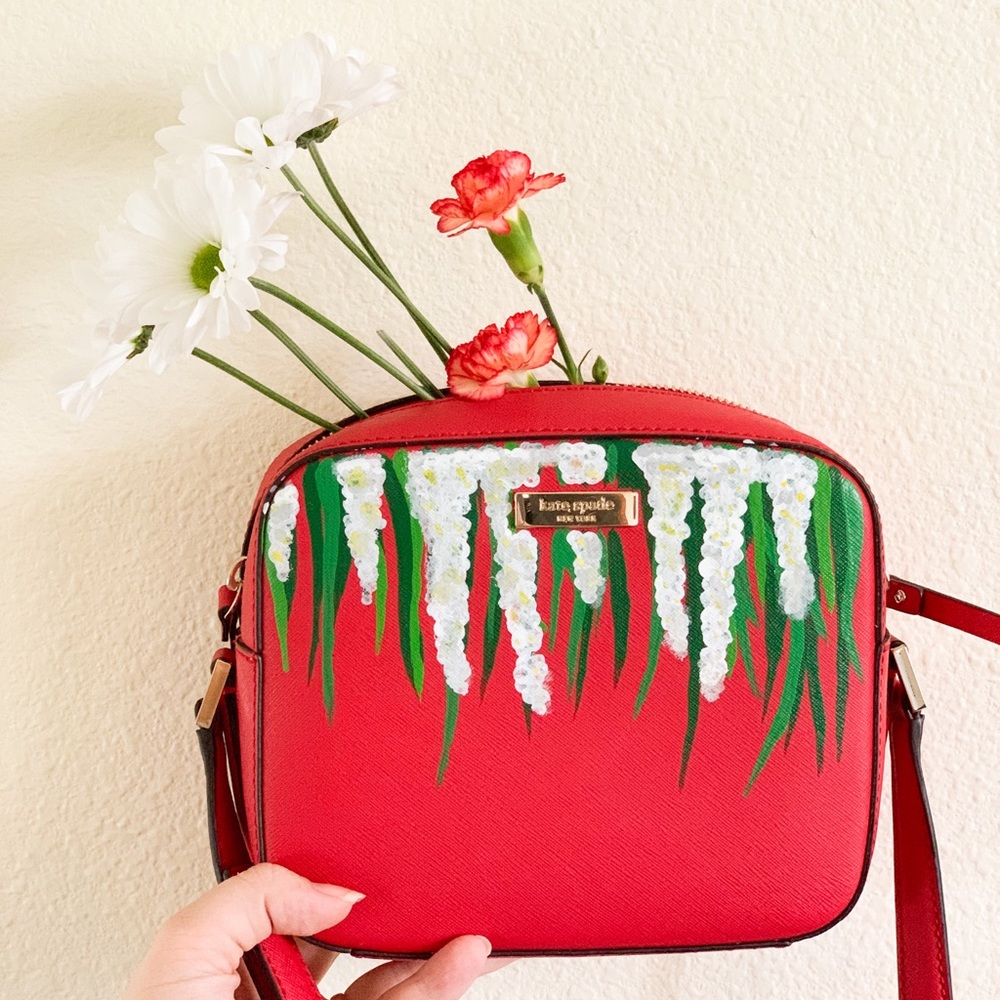 Handpainted Kate Spade purse
